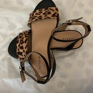 Brand new torrid open toe flats